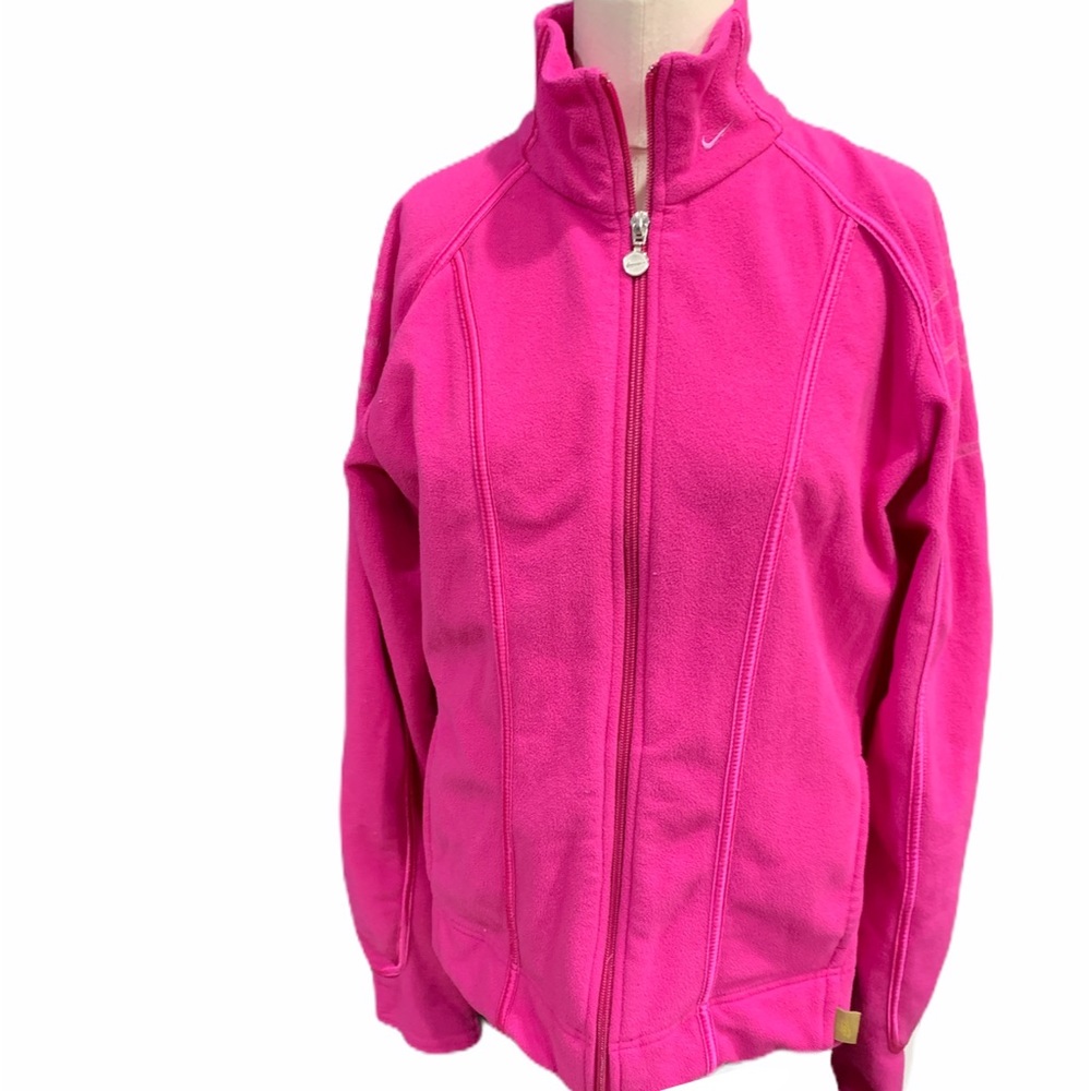 NIKE Mock Neck Full Front ZIP Fleece Jacket